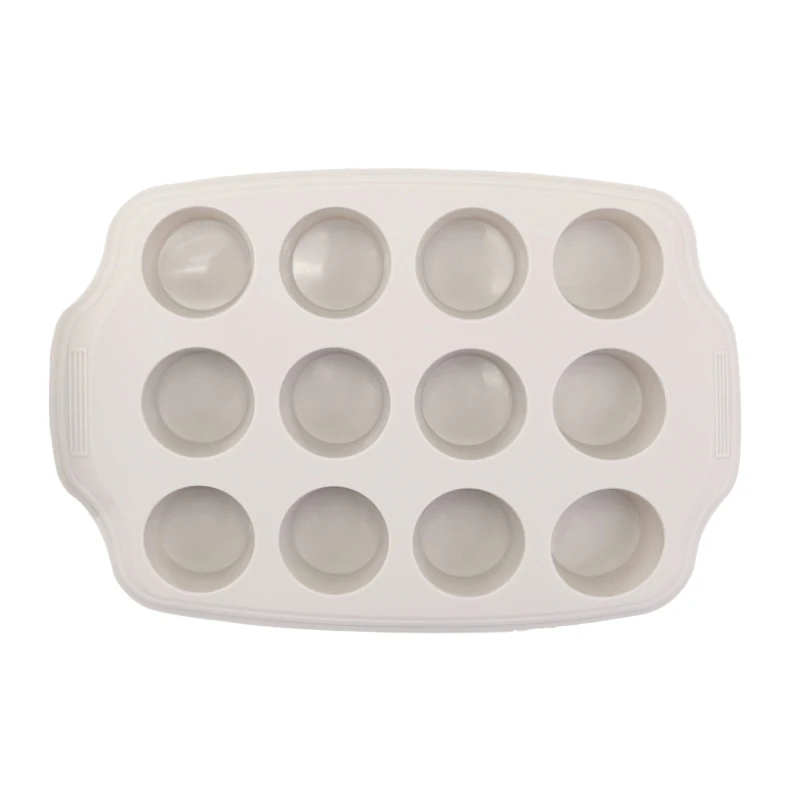 

DINIWELL 12 Holes Round Silicone Cake Mold 3D Handmade Cupcake Jelly Cookie Mini Muffin Soap Maker DIY Decorating Baking Tools