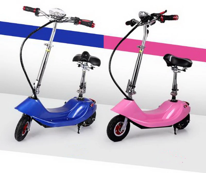 Flash Deal 261022/Electric scooter / mini electric car / portable small battery car / folding electric bicycle/Stainless steel pedal 11