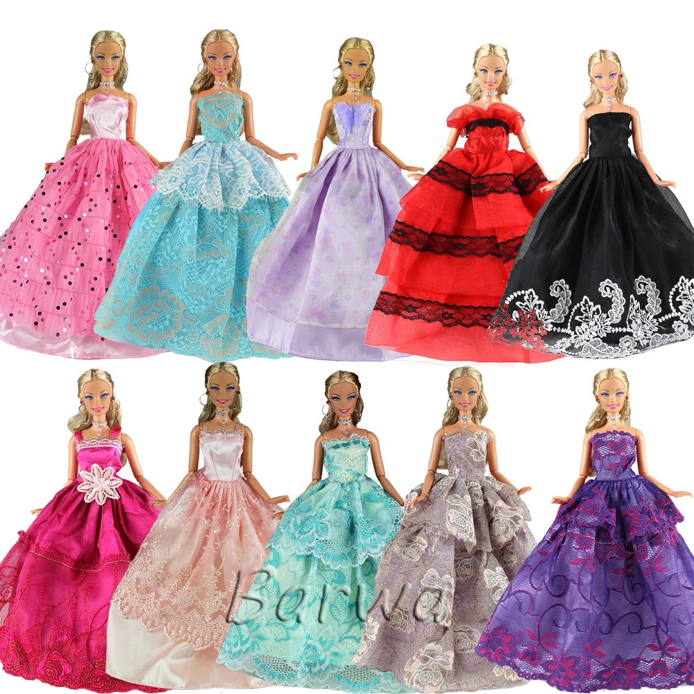 Новые модные красивые 20 предметов/партия = 10 кукол платье случайный+ 10 кукол обувь вещи аксессуары для Барби оригинальные DIY подарок игрушки