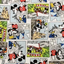 50*175 см Микки эластичность вязанная хлопковая ткань для шитья «сделай сам» Лоскутная работа мальчик девочка мальчик рубашки Ночная рубашка с шапочкой