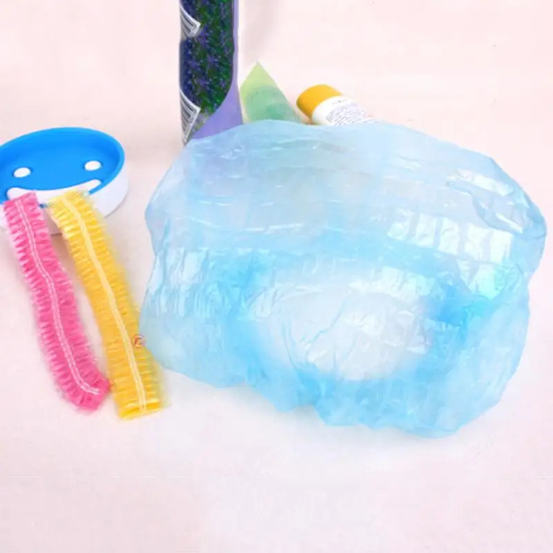 3PCS Waterproof Bathing Cap Designer Travel Temporary Shower Caps Women Ladies Elastic Band Plastic Cap Hats Sanitary Ware Suite 3PCS Waterproof Bathing Cap Designer Travel Temporary Shower Caps Women Ladies Elastic Band Plastic Cap Hats Sanitary Ware Suite