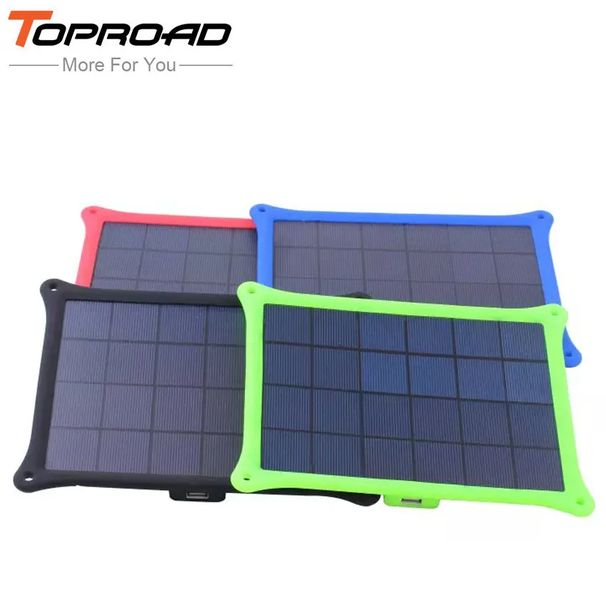 

Portable Outdoor 5w Solar Panel Power Charge External Battery Mobile Charger Backup For All Smart Phones PDA MP3/4 Camera etc