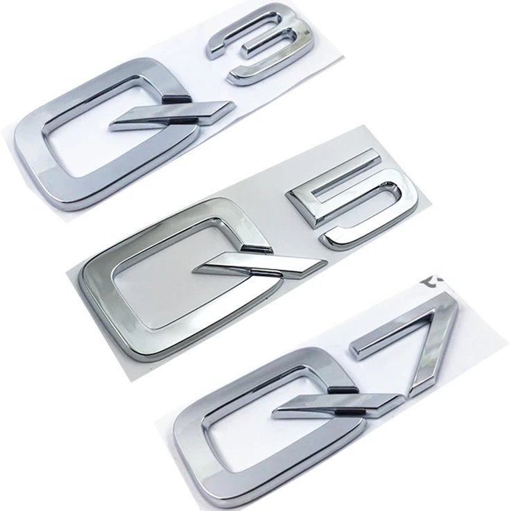 

Factory supply Original Quality Original size car rear sticker for Audi Sline quattro Q3 Q5 Q7