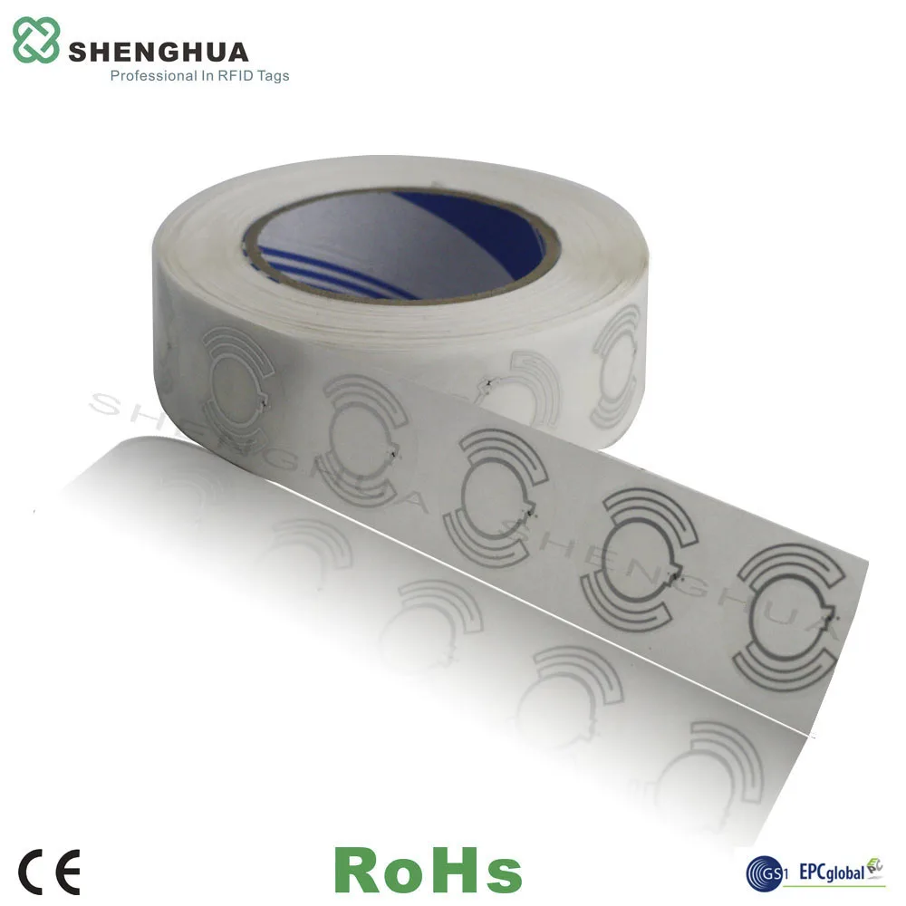 

860~960MHz Good Safety RFID Disc Tag Disposable Paper Sticker for Tracking