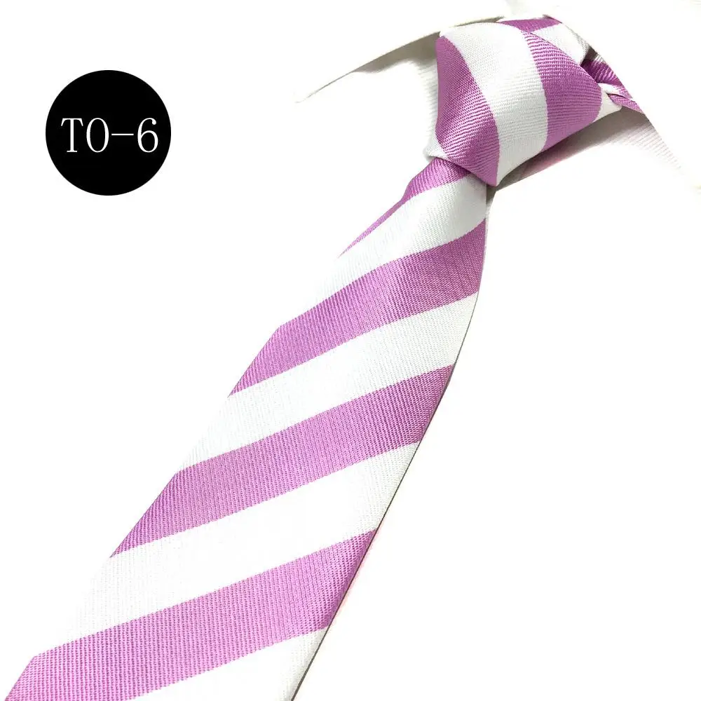 Новинка, 7 см, тонкие галстуки-галстуки для мужчин в студенческом стиле, полосатые галстуки для мальчиков, Повседневные Вечерние официальные торжества - Цвет: 6