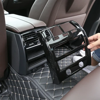 

For BMW New 5 Series G30 2017 2018 Car Accessories 1 Pcs Car ABS Rear Row Air Conditioning Vent Frame Cover Trim