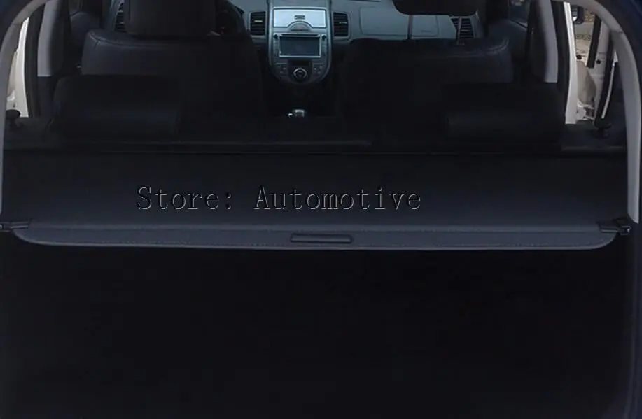 Car Rear Trunk Security Shield Cargo Cover For KIA Soul 2010.2011.2012
