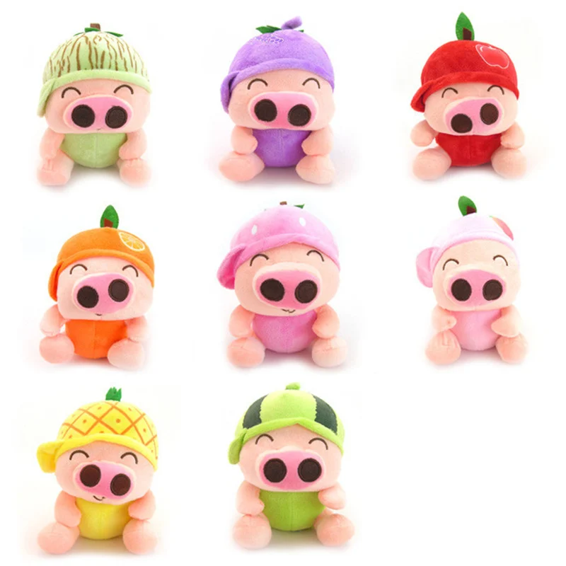

Cute McDull Pig Kawaii Fruit Cosplay Doll Plush Toy Throw Pillow Christmas Gift Keychain Stuffed Plush Animal Toys for Children