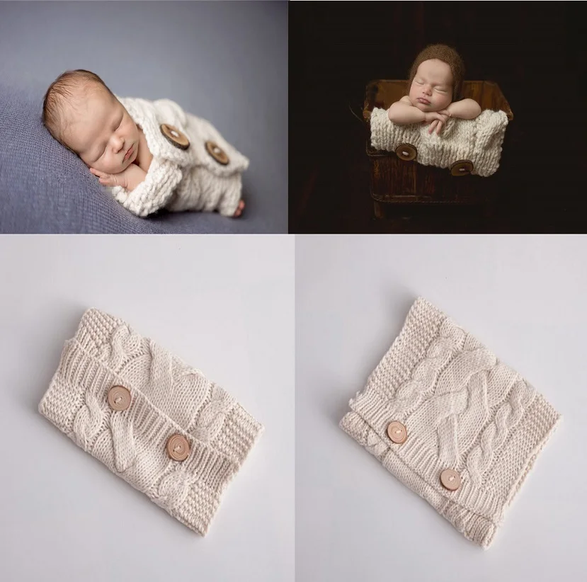 

Knitted Wool Blanket Newborn Photography Blanket Newborn Photo Props Baby Months Photo
