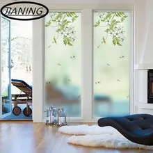Оконная пленка статическая оконная наклейка Балконный подоконник спальня полупрозрачная непрозрачная ванная раздвижная дверь Гостиная Туалет стеклянная пленка