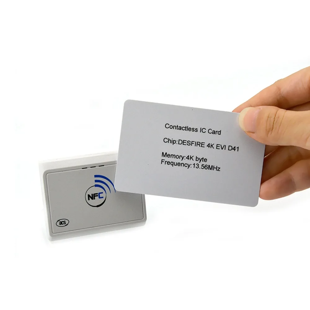 ACR бренд Бесконтактный 13 56 Mhz NFC RFID кард ридер Bluetooth Android Мобильные телефоны