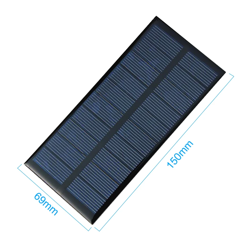 Sunyima 2 шт 1,5 W 5V 300MA солнечные панели солнечных батарей солнечные панели Батарея Мощность зарядка Солярис игрушечная Беговая железная дорога материалов по выгодной Зарядное устройство 150x69