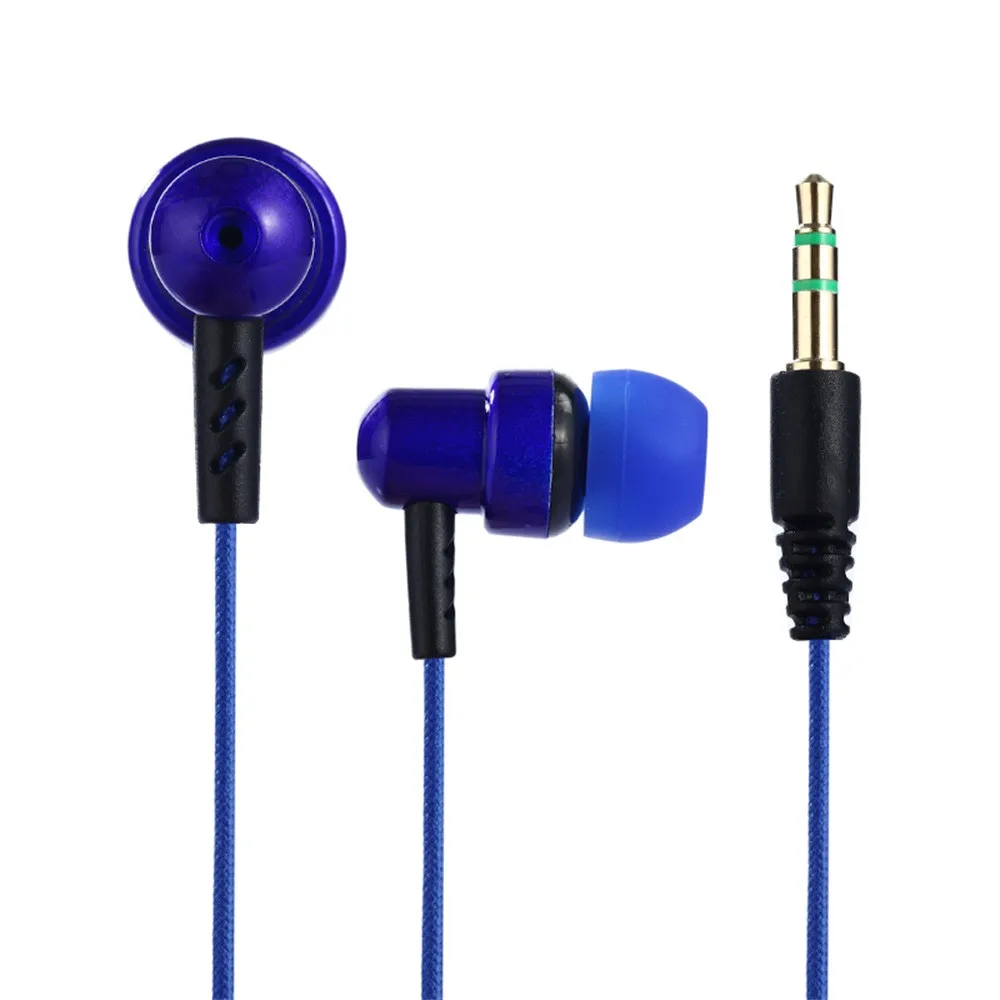 Универсальные 3,5 мм вкладыши выдвижной хранения супер бас стерео проводные наушники музыка для Xiaomi iPhone# N - Цвет: Blue