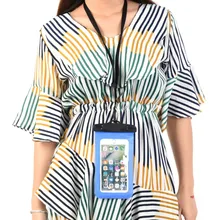 Водонепроницаемый Многофункциональный клапан типа водонепроницаемый мини-плавательный мешок для сенсорный экран для смартфона сумка телефон уход телефон контейнер Горячий