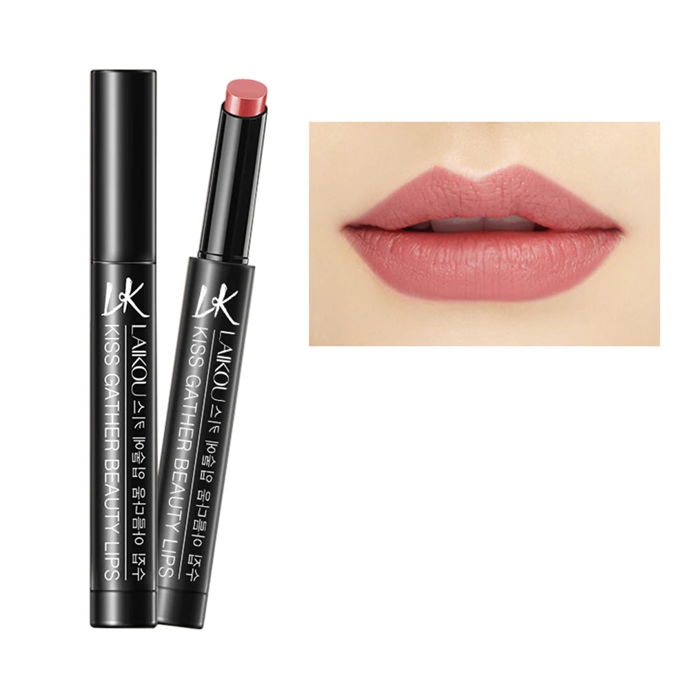 

Red Color Waterproof Matte Lipstick Moisturizer Smooth Lips Stick Long Lasting Gloss Cosmetic Beauty Makeup