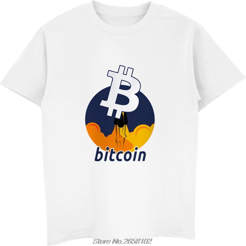 cryptocurrency T shirt men tee shirt homme fashion Ethereum bitcoin printed t-shirt O-Neck white TShirts male Top Tees harajuku