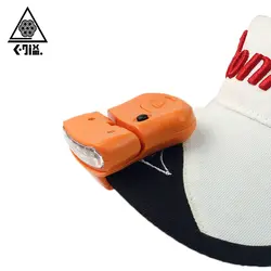 Клип на 5 LED Кепки шляпа Регулируемый головной свет Рыбалка фара факел с Батарея для наружного Рыбалка Охота кемпинг