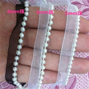 

10yards 1.2cm DIY material national trend ribbon laciness handmade pearl accessories free shipping