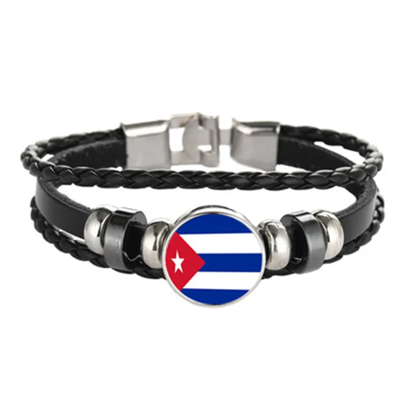 Finland-Colombia-Costa-Rica-Cuba-Grenada-Flag-Multilayer-Leather-Bracelet-Fashion-Bracelet-Men-and-Women-Jewelry (1)