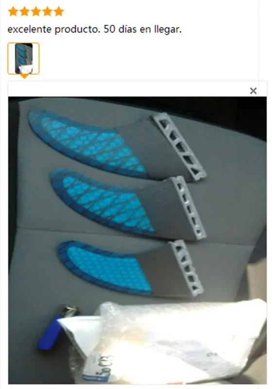 Honeycomb Surfboard Fin M/L Blue Single TabsFins High Quality Carbon Fibre Surf Fins barbatanas prancha quilhas de