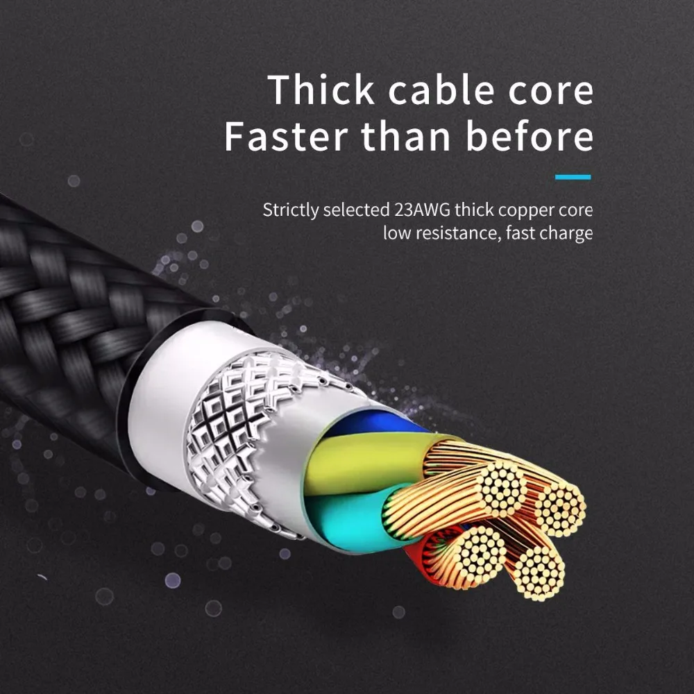  ORICO HT3 3 in 1 USB Kabel Laden & Daten Transfer Kabel Lade für iPhone Huawei P20 Xiaomi 8 Samsung
