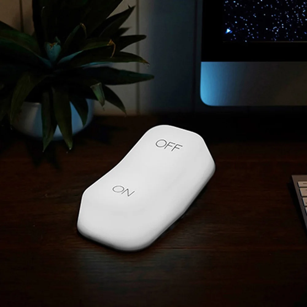 

LED Night Light ON-OFF Switch G-Sensor Lamp USB Rechargeable Power Bank Bedside Desktop Home Decoration Lamp