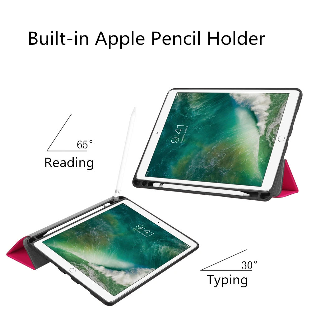 Ультратонкий легкий умный защитный чехол с подставкой для iPad mini 5 7 9 дюйма|Чехлы