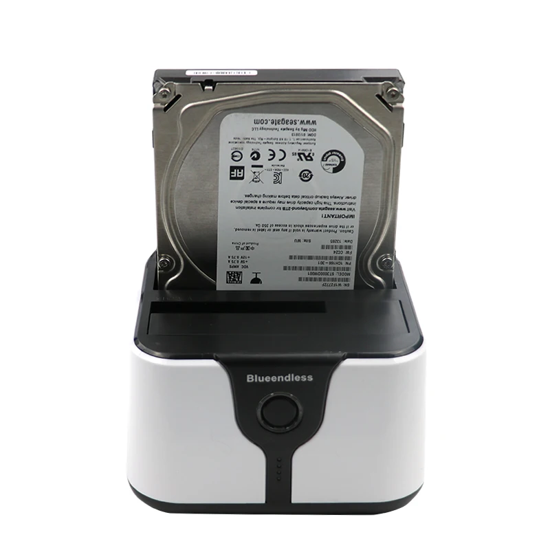 dual bay hdd docking station clone function sata 2 hd case  (6)