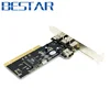 PCI Firewire 1394 port 400 IEEE 1394 pci express 1394A Dual 6pin & 4pin 3 Port Card Work for Windows 7 & 8 ► Photo 2/5