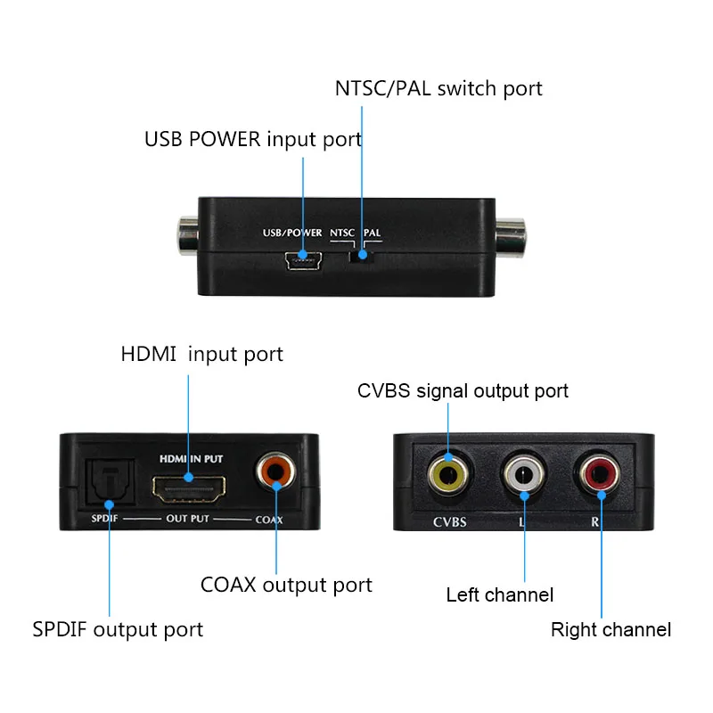 hdmi to av audio converter WS-Z13C interface -800