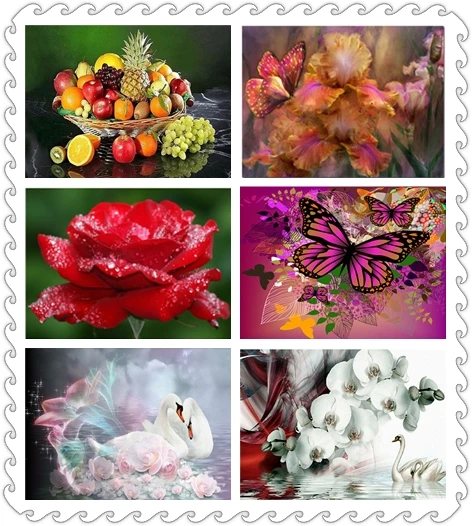 2017 New Paintings Hot Sale Fruit Diamond Embroidery Flowers Cross Stitch Set Sets Needlework Patterns Picture Art Rhinestones | Дом и сад