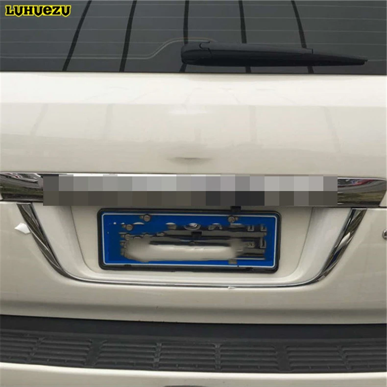 Luhuezu 2008- 3d Задняя рама лицензии чехол Накладка для Toyota Land Cruiser V8 LC200 аксессуары