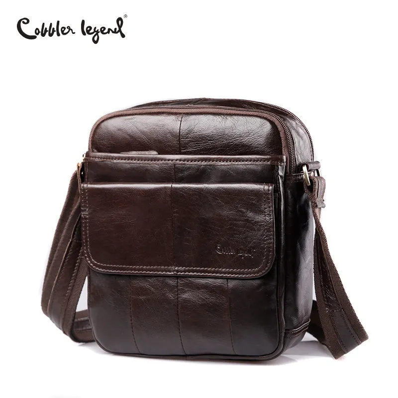 

Cobbler Legend 2019 Men Messenger Bag Men Genuine Leather Shoulder Bag Designer Famous Brand Business Crossbody Bag for Men