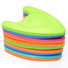 Легкий в форме Детские Взрослые плавательные начинающих доска для плавания пластины поплавок Kickboard бассейн тренировочный помощи инструменты случайных цветов