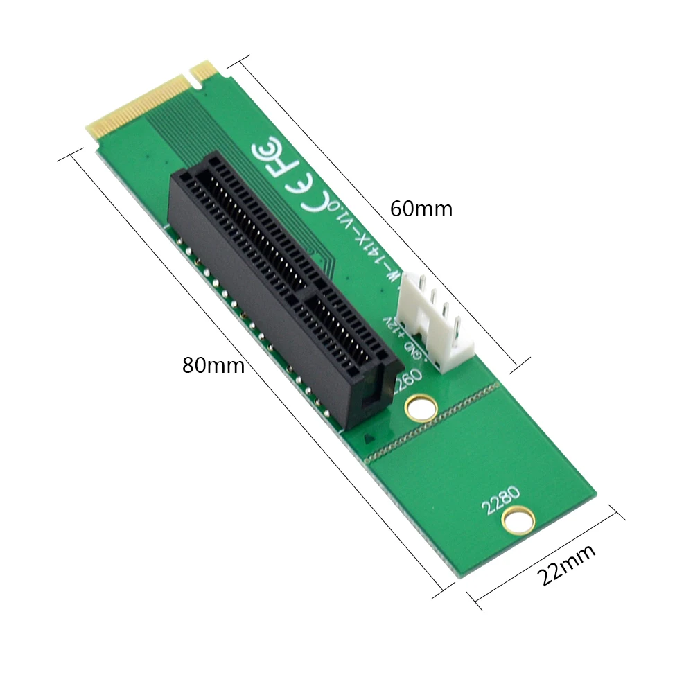 CHIPAL высокое качество NGFF M.2 к PCI E 4x 1x слот Райзер адаптер карты M2 PCIE X4 X1 конвертер