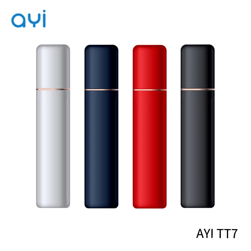 Original heat without burn AYI TT7 Kit Vaporizer portable vape pen electronic cigarette not fire for heating Tobacco cartridge