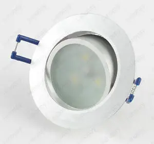 Dimmable 3W High Power LED Recessed Cabinet Ceiling Light Lamp Frosted Acrylic