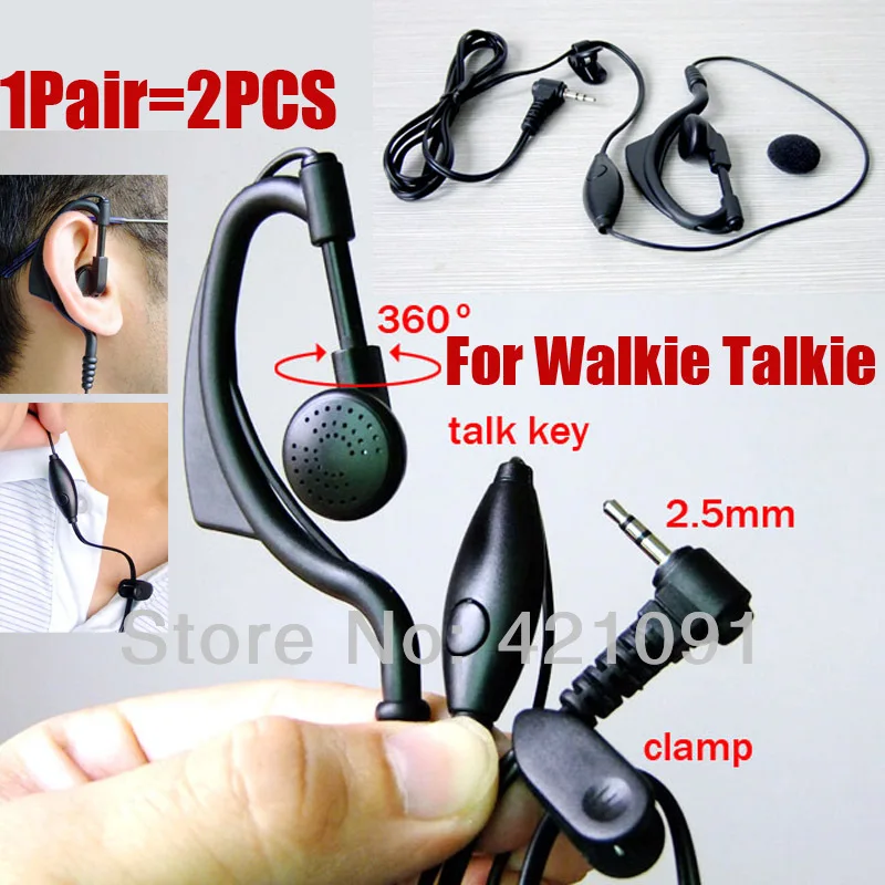 bilder für In Ohr Kopfhörer für Glocke Walkie Talkie 2,5mm F Typ PTT Headset mit Mikrofon für Handheld Zweiwegradio T-388 T-228 T-328 628 bilder für In Ohr Kopfhörer für Glocke Walkie Talkie 2,5mm F Typ PTT Headset mit Mikrofon für Handheld Zweiwegradio T-388 T-228 T-328 628