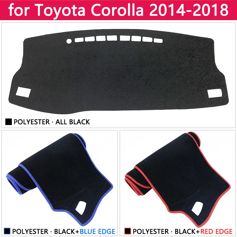 Для Toyota Corolla E170 E160 2014 2015 2016 2017 2018 Противоскользящий коврик для приборной панели