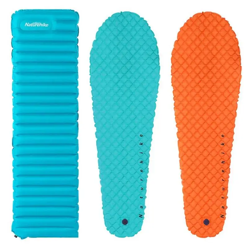 

Utralight TPU Outdoor Camping Mat Sleeping Pad Hand Press Inflatable Air Mattress Sleeping Bed Large Size Camping Air Mattress
