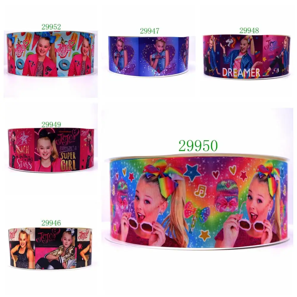 

Free shipping 50 yard per size cartoon ribbon printed grosgrain ribbon 29952
