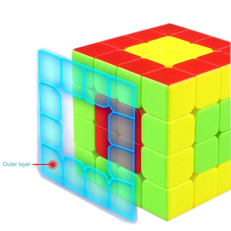 QIYI MaiShen Valk 4 м Нео Магнитный магический куб головоломка скорость Cubo Magico Профессиональный Многоцветный Дети игрушечные кубики подарок