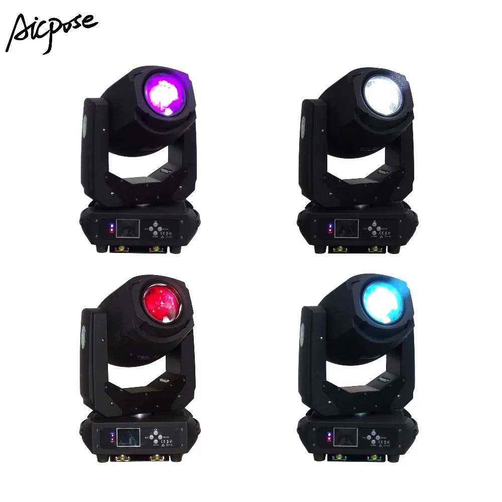 

4Pcs/lots 200W 3in1 Led Moving Head Light 6 Gobos 7 Colors Prism Electronic Linear Focus Sound Active Stage lighting Beam Light