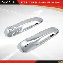 Plastic Door Handle Cover 2D NO PSKH For Dodge Ram 2002-2009 Hot Sale Chromium Car Accessories