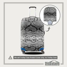 Змеиный принт эластичный стрейч багаж защитный чехол для 18-30 дюймов Чехол водонепроницаемое покрытие чемодана аксессуары для путешествий