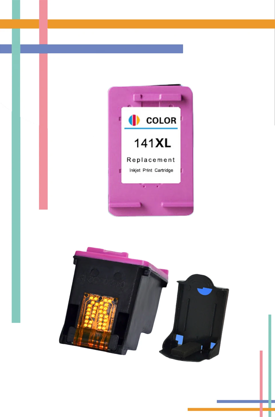 for 141 Color compatible cartridge
