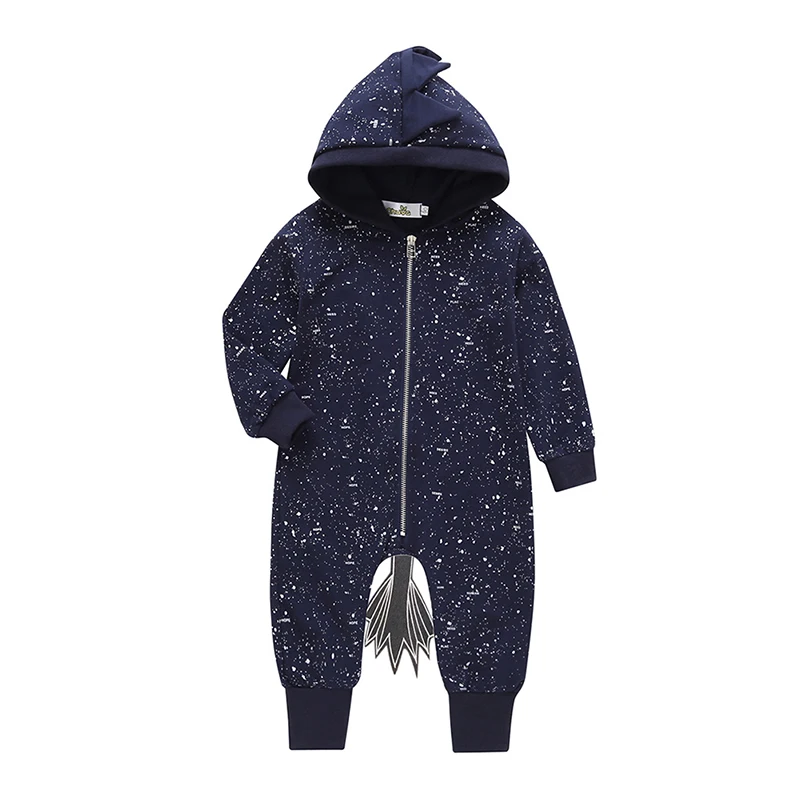 

Baby Rompers Hooded Kids Clothes Winter Long Sleeve Cotton Jumpsuits Newborn Infant Costume Toddler Outwear