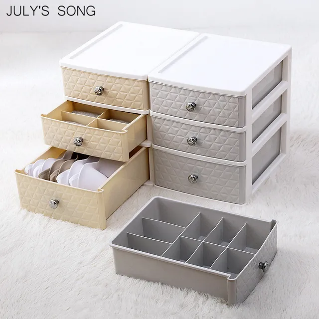July S Song Plastic Underwear Storage Box Drawer Organizer Sock July S Song Plastic Underwear Storage Box Drawer Organizer Sock Container Closet Wardrobe Desktop Sundry Case