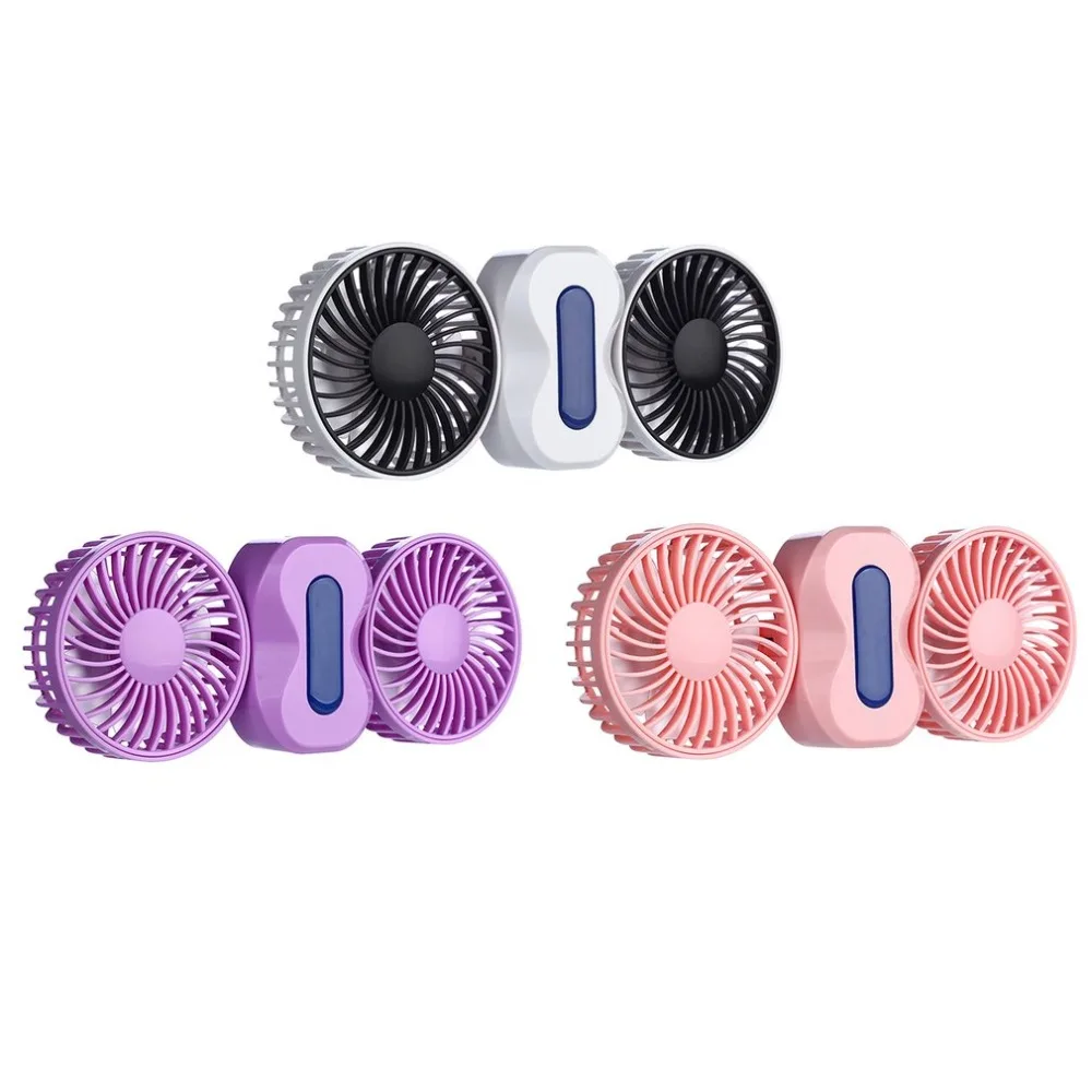 

Portable USB Rechargeable Cooling Fan Adjustable Wind Speed LED Light Fan Air Cooler Mini USB Fan Home Office Desktop Laptop
