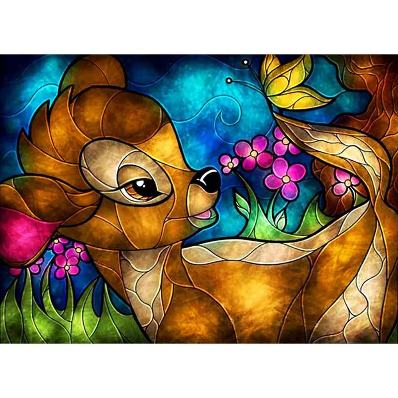 

Catoon Deer 5D DIY Special Diamond Painting Embroidery Drill Mosaic Needlework Cross Craft Stitch Kit Home Decor